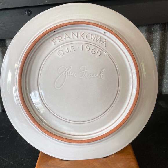 Frankoma 1969 Laid in a Manger Christmas Nativity Collector Plate Signed Jesus - Picture 4 of 7